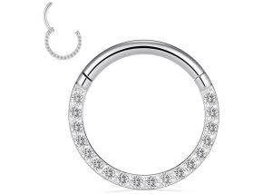 China Diamond 14k Gold Hinged Segment Ring Piercing for Wedding Gift factory