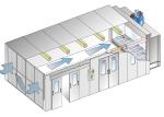 Prefabricated Class 10000 Hardwall Clean Room CNC ISO 7 220V