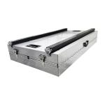 Silver 48" XXL Heavy Duty Collapsible Dog Crate Foldable Pet Cage Puppy