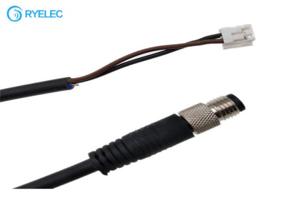China Circular Male Female Sensor Cable M8 3pin Connector To 2.5mm Pitch 2 Pin Jst - Eh Cable factory