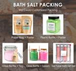 Rose Petal Relaxing Bath Salts OEM Spa Relaxing Dead Sea Lavender Bath Salts