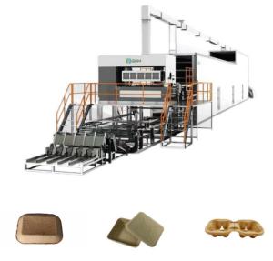 China Waste Paperboard Cup Tray Making Machine Fully Automatic With Dryer factory