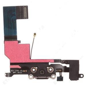 China For OEM Apple iPhone 5S Charging Port Flex Cable Ribbon Replacement - Black factory