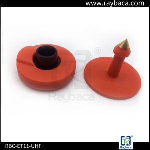 China Red Non Removable UHF RFID Tags Two Pieces 860-960 Mhz Frequency factory