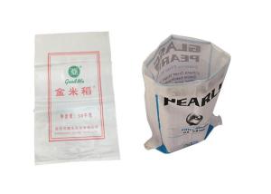 China White PP Woven Packaging Bags Poly Woven Sacks Moisture Resistant factory