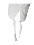 240 GSM Chef Uniform Works Coat With Cuffs Ties Polyester 65% Cotton 35%