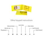China Manufactures Digital Brochure Holder Custom Good Gift Video Card Lcd 4.3