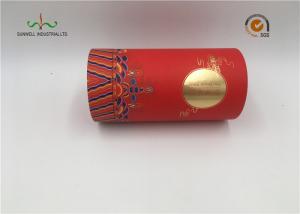 China Recycled Offset Printing Cardboard Cylinder Tubes Handmade For Tea Packaging factory