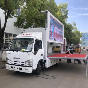 China 1SUZU 1SUZU Mobile Digital Ad Vans 4*2 LED Ad Truck 3840*1728mm factory