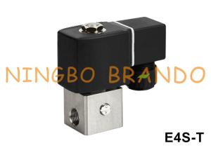 China 2 Way NC 316L Stainless Steel Solenoid Valve With Manual Override 1/4'' 24V 220V factory
