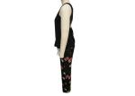 Matt Satin Silky Feeling Ladies Loungewear Sets Vest And Long Pants Colorful