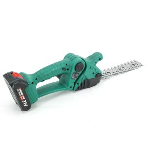 Effortless Gardening Lithium-Powered Hedge Trimmer With Replaceable Grass Cutter