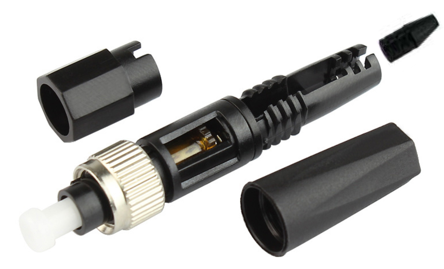 Cable Television FC Field Installable Fiber Optic Connector SM 9 / 125 Fibre 0.9 mm Cable