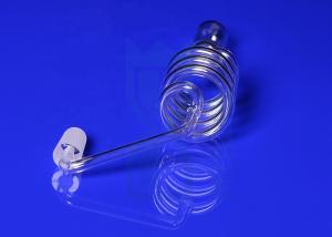 China Clear Spiral Polishing Quartz Tubes Od 3mm Fused Silica For Heater factory