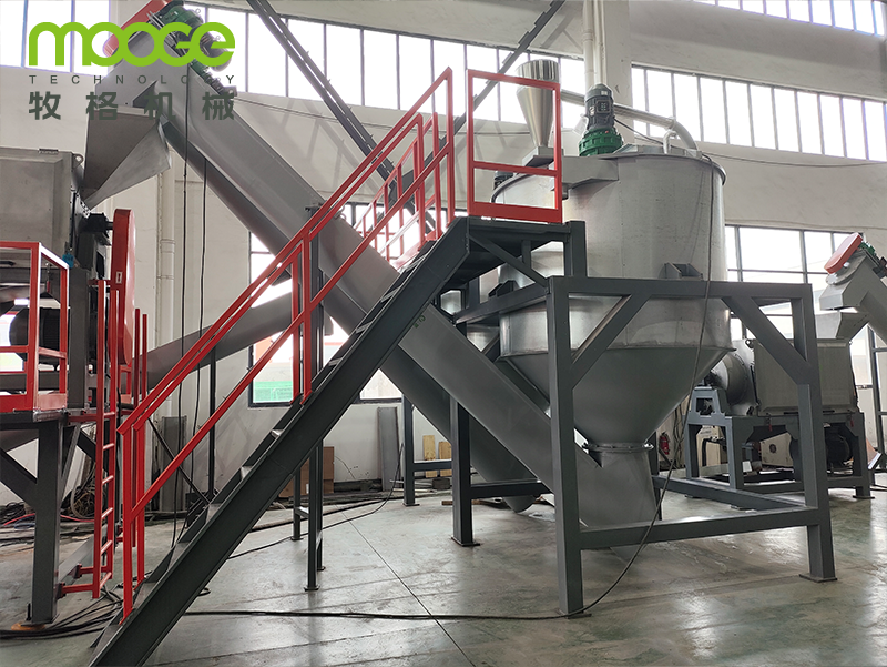 PET Water Bottle Washing Line Crusher Shredder Recycling Machine