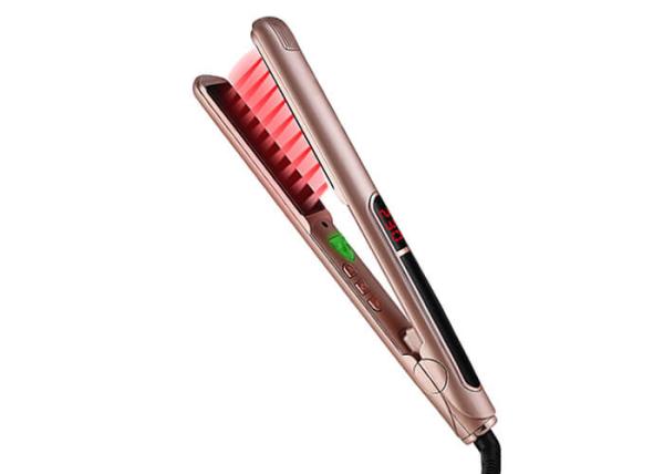MCH Professional 2 In 1 LCD Hair Straightener Infrared Flat Iron