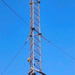 China Steel Bar Triangular Radio Telecom Guyed Wire Tower factory