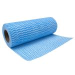 Washable Disposable Dish Cloths Durable , Non Woven Blue Disposable Rags