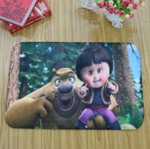 China Cartoon Digital Print Polyester Throw Blanket , Custom Warm Quilted Blanket factory