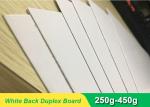 Coated Paperboard carton board White Back Duplex Board Sheet / Roll 250gsm ~