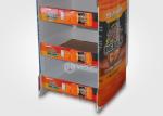 Plastic Pegs Cardboard Hook Display 4C Offset Printing For Clothes Promotion