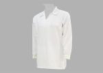 White Food Shirt Long Sleeve Protective Work Clothing Highly Comfortable