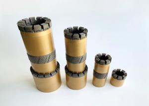 China High Efficiency B / WL Flat Face Impregnated Diamond Core Drill Bits Long Life factory