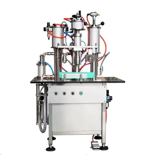 China Full Automatic Aerosol Can Filling Machine with Electric Drive factory
