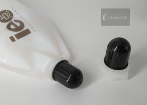 China Gray Color 12mm Plastic Spout Cap And Screw Cap For Stand Up Pouch factory