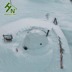 China Allowed Temperature 30 Degrees Below Zero To 70 Degrees Above Zero Dome Hotel Tent factory
