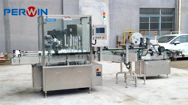 Automatic Diagnostic Reagent Filling Line With 2 Filling Heads And Schneider