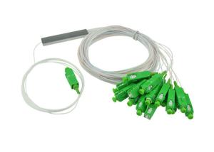 China 1x16 Optical Splitter 0.9mm Fiber Optic PLC Splitter With SC APC Connector factory