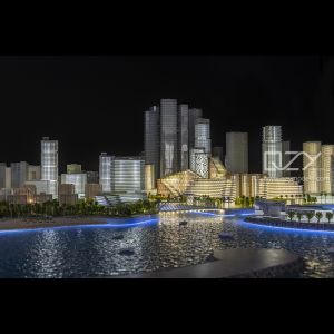 Sri Lanka Miniature Architectural Models Skyscraper 3D Model 1/1250