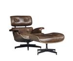 Eames Style Mordern Leather Vintage Chair Lounge Recliner Chair And Ottoman
