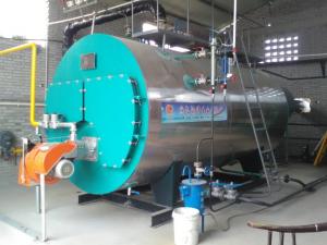 China High Efficiency Light Oil Fired Heating Boilers For Dry Cleaning Machine 4000kg/H factory