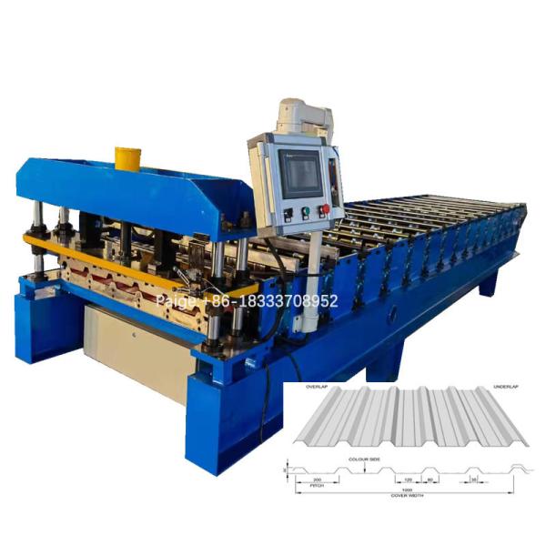 Trapezoidal Shape Metal Roof Roll Forming Machine Steel Roof Roll Forming