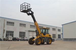 China Yellow Telescopic Boom Forklift With Working Platform 5.4m Lifting Height WY3000 factory