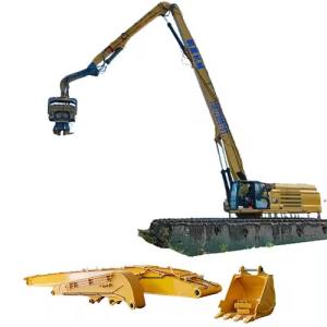 China Pile Driver Machine Excavator Mounted Pile Driver Arm Pile Driving Boom For Excavator factory