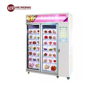 600W 220V Cooling Locker Vending Machine With 32 Items