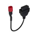 Motorcycle OBD1 to OBD2 Adapter Cable 6 Pin OBD Diagnostic Cable Customized