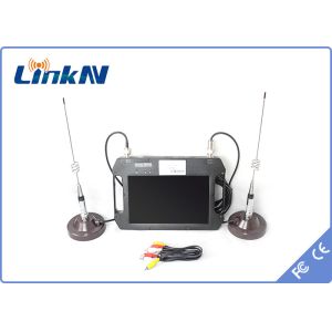 1.5km Police Mini Spy Video Transmitter COFDM Low Delay H.264 High Security