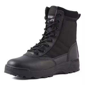 China Outdoor Waterproof Hiking Anti Slip Outdoor Wear Tactical Boots For Training And Climbing factory
