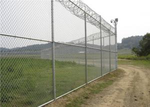 China Twill Weave Metal Chain Link Fencing 5 Ft Galvanized Fence factory