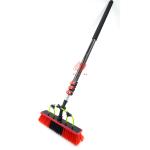 3.6/5.4/7.2/10/12 Aluminum Telescopic Solar Panel Cleaning Brush Window Cleaning