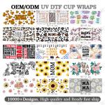 Custom Mama'S Day UV DTF Transfers For Libbey Glass Tumblers Durable And