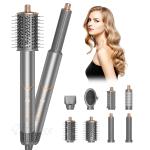 8 in 1 Fast Styling Multi Function Hot Air Brush Comb Folding Travel Outdoors