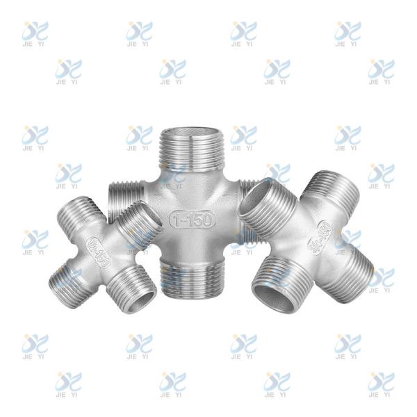 Stainless steel equal diameter four way elbow, high-pressure resistant cross