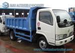 Dongfeng 2 Axles Small Dump Garbage Trucks 4x2 Drive 5 ton - 6 ton capacity