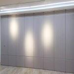 Multi Color Melamine Surface Sliding Partition Walls Commercial Position