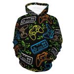 Men's Hoodie Long Sleeve 3D Print Drawstring Casual Fashion Pullover Sweatshirt